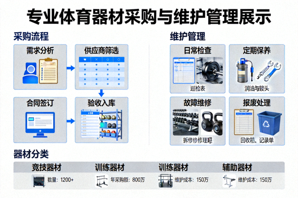 专业体育器材采购与维护管理展示